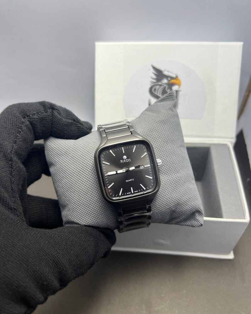RADO Square Dial Black Chain
