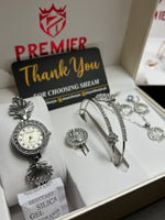 Premier Luxury Women’s Watch & Jewelry Gift Set