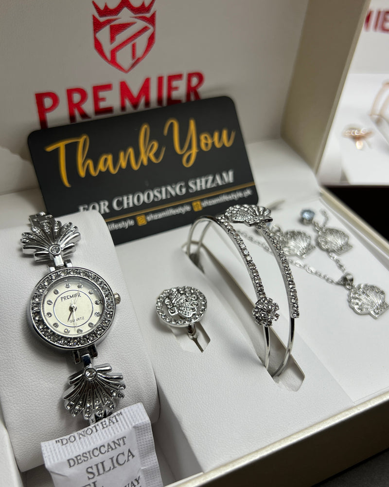 Premier Luxury Women’s Watch & Jewelry Gift Set