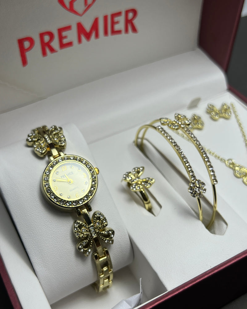 Premier Luxury Women’s Watch & Jewelry Gift Set