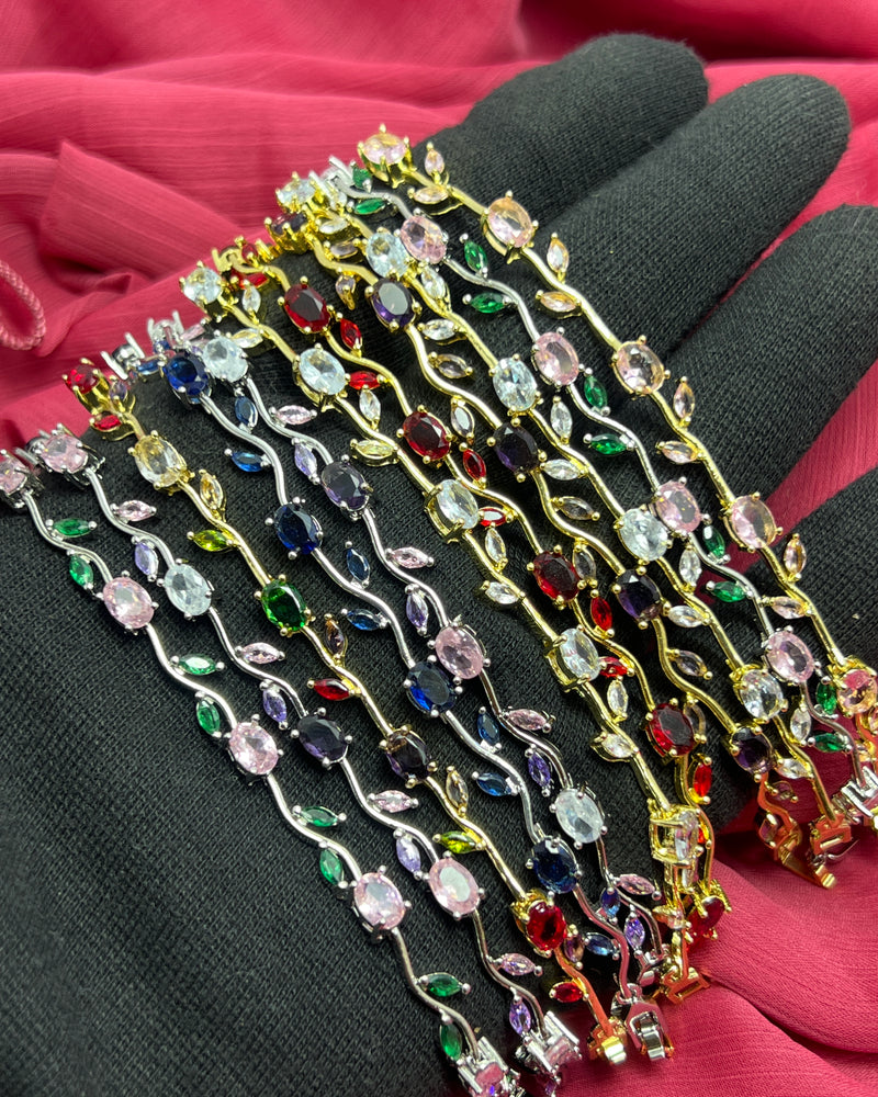 Luxury Tulip Crystal Bracelet for Women | Premium Zircon Stone SHZAM Lifestyle