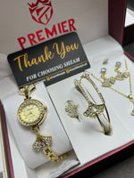 Premier Luxury Women’s Watch & Jewelry Gift Set