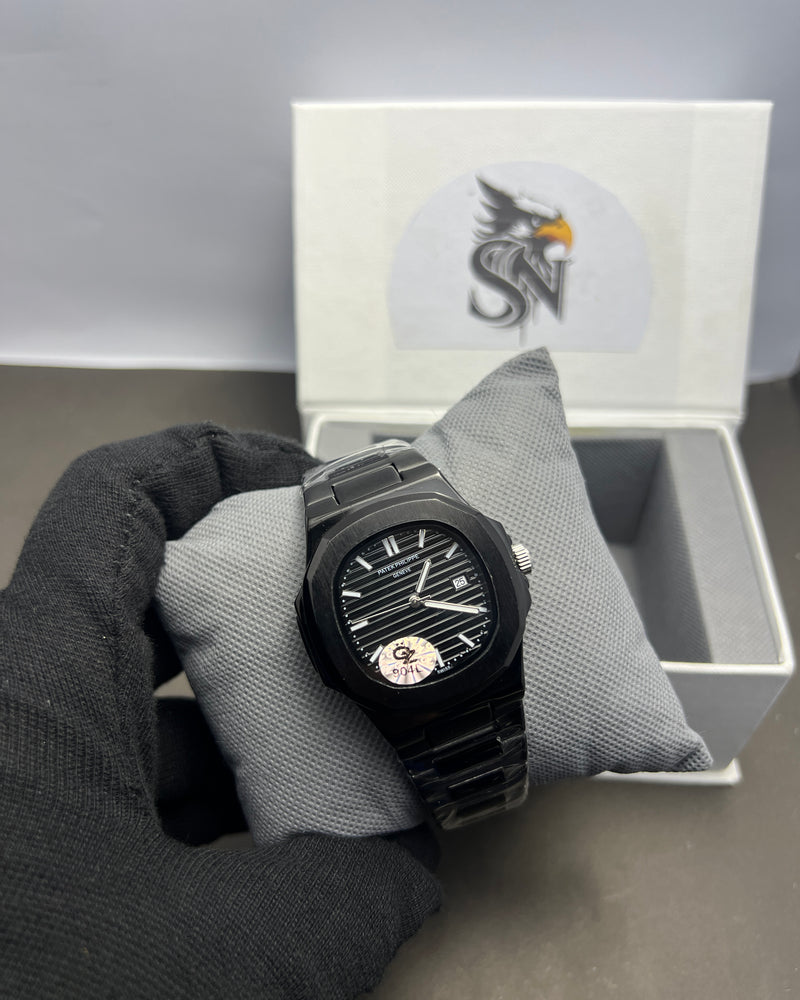 Patek Philippe Geneve black chain