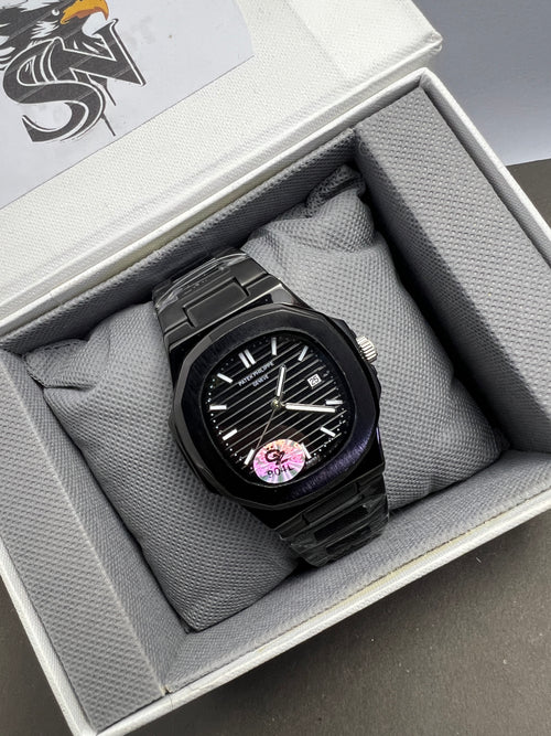 Patek Philippe Geneve black chain