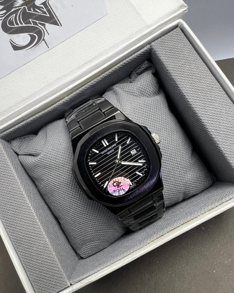 Patek Philippe Geneve black chain