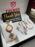 Premier Luxury Women’s Watch & Jewelry Gift Set