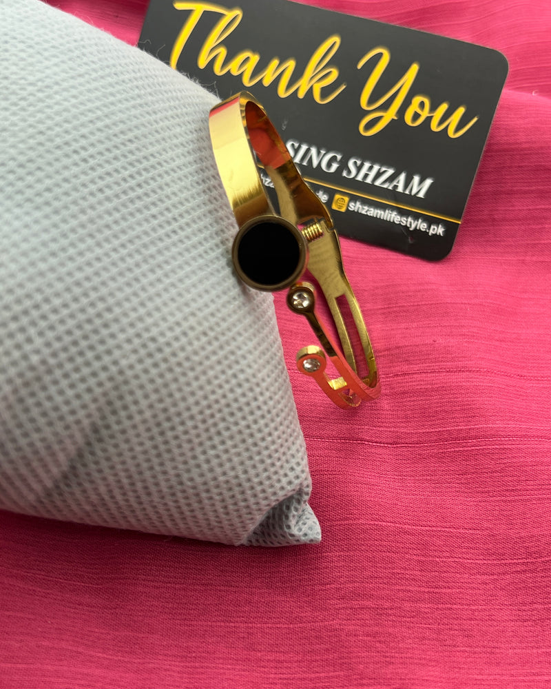 Elegant Gold Tone Cuff Bracelet
